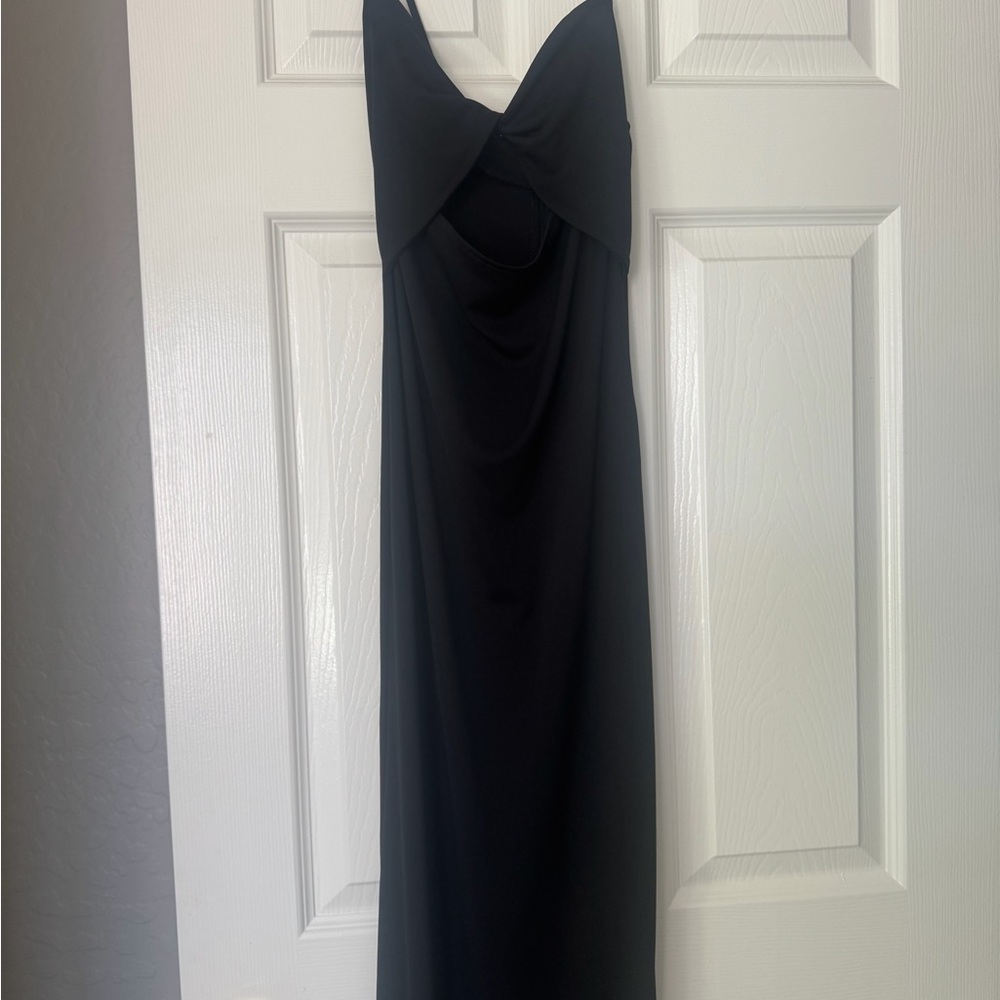 Zara Strapless Black Dress
